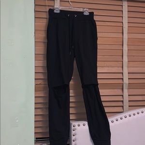 Sam Edelman black joggers.
